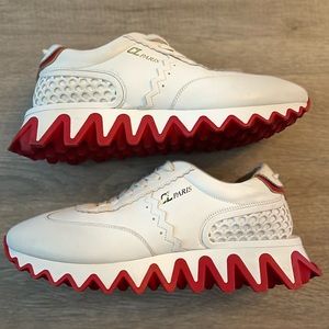 Size 42 (9.5US) Louboutin Loubisharks with box. Paid $990. Pure-head turner.